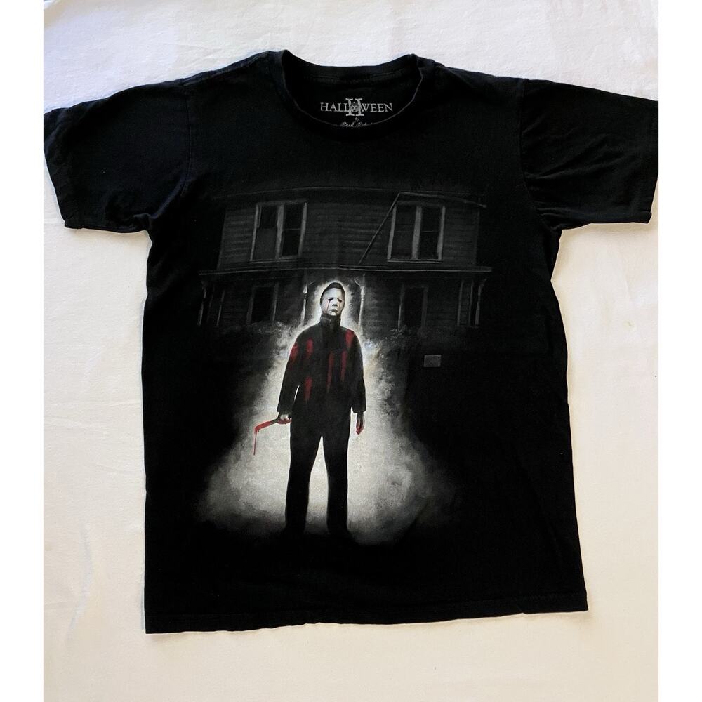 Michael Myers Tshirt ROCK REBEL Halloween II House Men’s Small Black Cotton